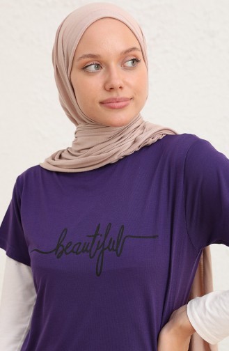 Lila T-Shirt 8138-02