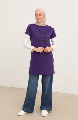 Lila T-Shirt 8139-02