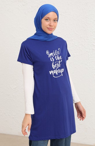 Saks-Blau T-Shirt 8139-10