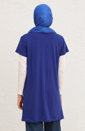 Saks-Blau T-Shirt 8139-10