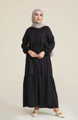 Black Abaya 1666-01