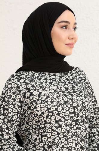 Robe Hijab Noir 1780-01