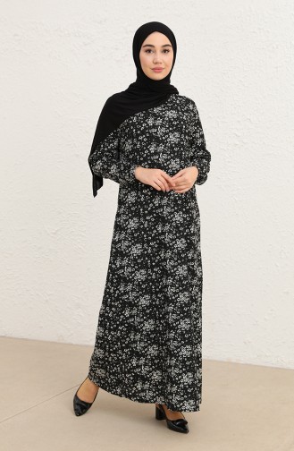 Black Hijab Dress 1781-01