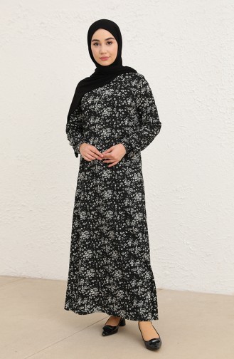 Black Hijab Dress 1781-01