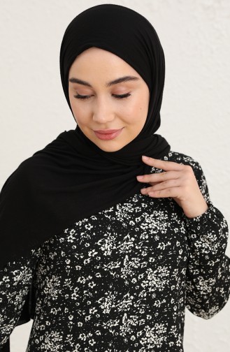 Black Hijab Dress 1781-01