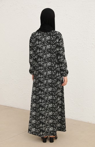 Black Hijab Dress 1781-01