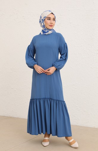 Indigo Hijab Dress 445102.i̇ndigo