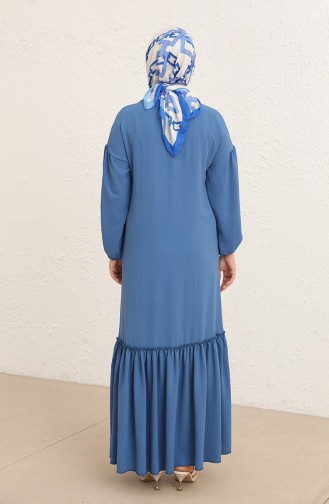Indigo Hijab Dress 445102.i̇ndigo