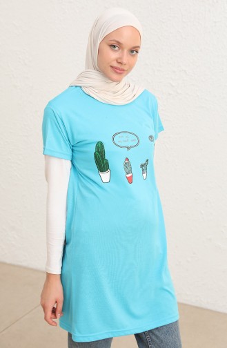 Turquoise T-Shirt 8134-09