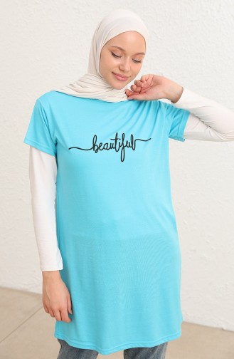 Turquoise T-Shirts 8138-05