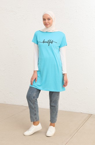 Turquoise T-Shirts 8138-05