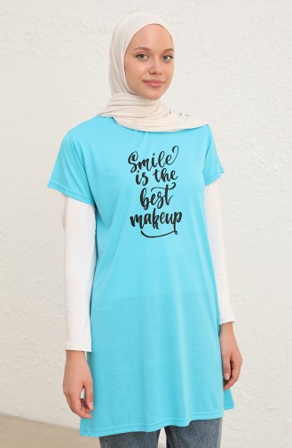 T-Shirt Turquoise 8139-05