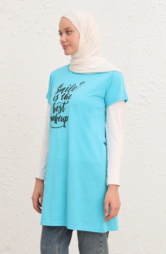 T-Shirt Turquoise 8139-05