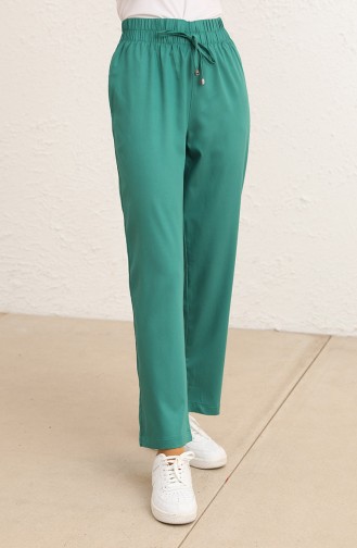 Pantalon Vert emeraude 6102-02