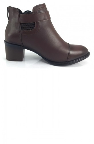 Bottes-Bottines Couleur Brun 12433