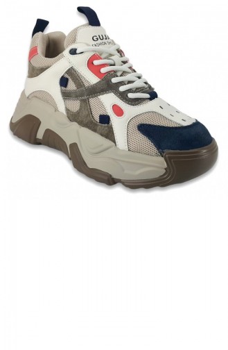 Guja 371 22Ka Sneaker Spor Günlük Bayan Ayakkabı-Bej