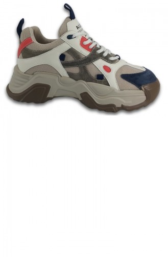 Guja 371 22Ka Sneaker Spor Günlük Bayan Ayakkabı-Bej