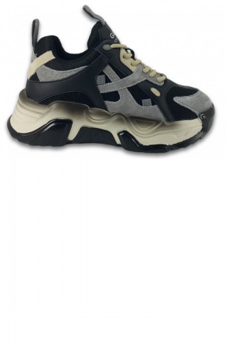 Guja 371 22Ka Sneaker Spor Günlük Bayan Ayakkabı-Siyah