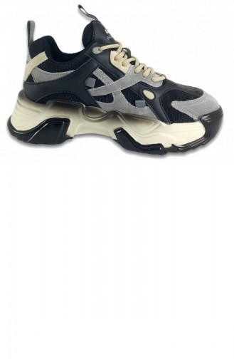 Guja 371 22Ka Sneaker Spor Günlük Bayan Ayakkabı-Siyah