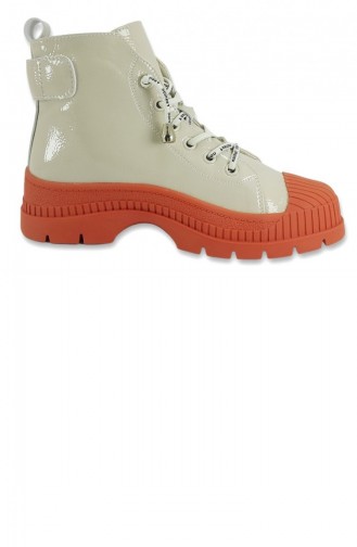 Orange Boots-booties 12461