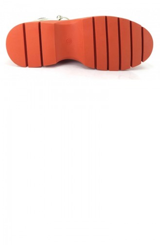 Orange Boots-booties 12461