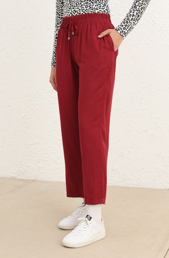 Claret red Broek 6102A-02