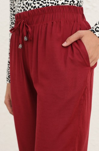 بنطال أحمر كلاريت 6102A-02