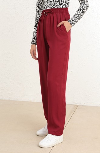 Claret red Broek 6106-04