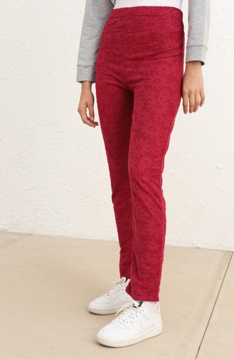 Claret red Broek 0261A-01