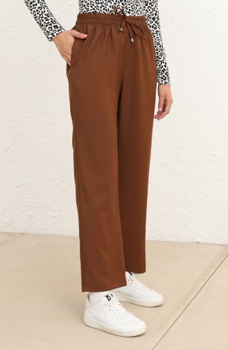 Pantalon Couleur Brun 6102A-03