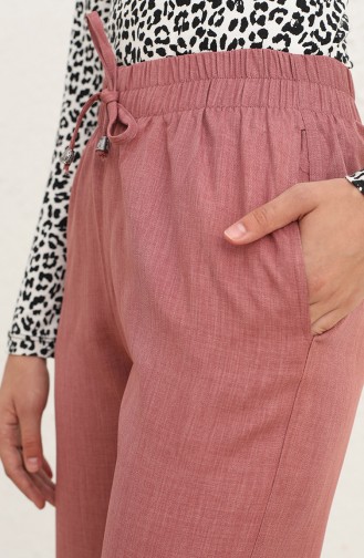 Pantalon Rose Pâle Foncé 6103-17