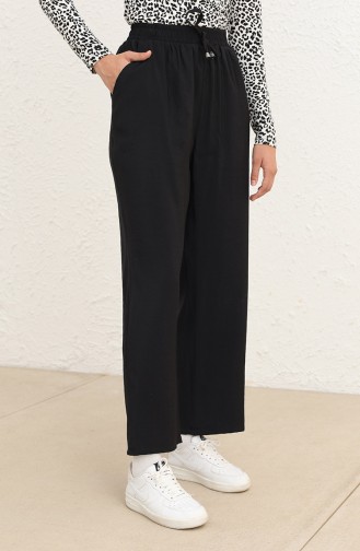 Pantalon Noir 6106B-01