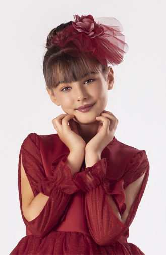 Red Children`s Dress 05