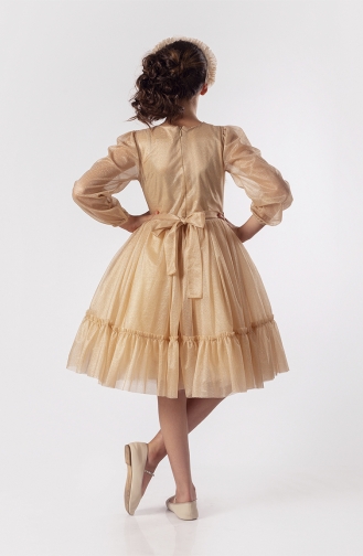 Robe Enfant Doré 03
