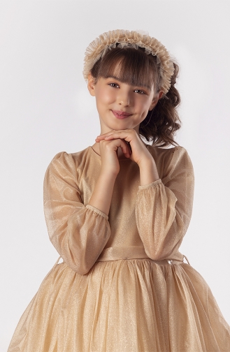 Robe Enfant Doré 03