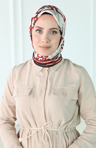 Claret red Hoofddoek 80971-12