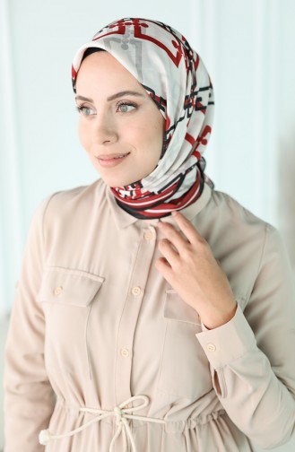 Claret red Hoofddoek 80971-12