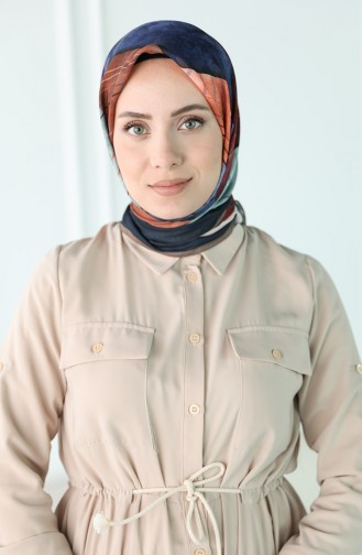 Navy Blue Hoofddoek 80972-06