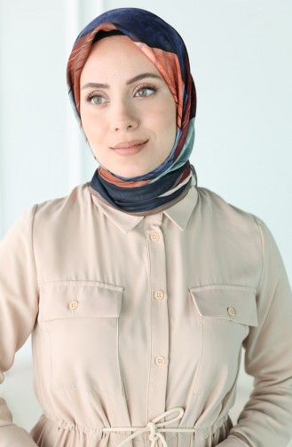 Navy Blue Hoofddoek 80972-06