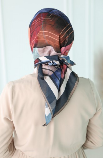 Navy Blue Hoofddoek 80972-06