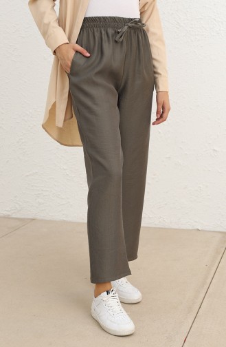 Dunkel Khaki Hose 6102-14