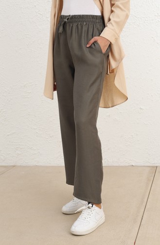 Dunkel Khaki Hose 6102-14