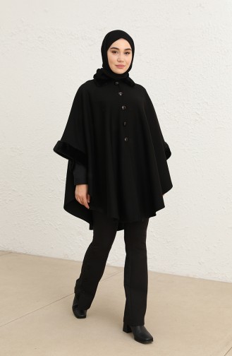 Black Poncho 1029-001