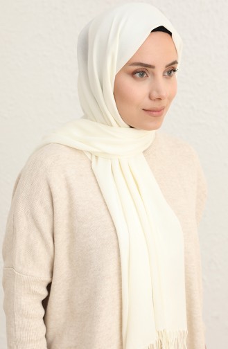 Pashmina Şal 0005-01 Krem