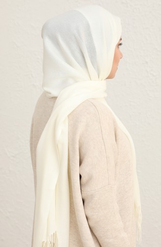 Pashmina Şal 0005-01 Krem