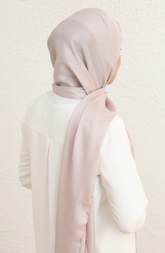 Saten Şal 0010-01 Toz Pembe