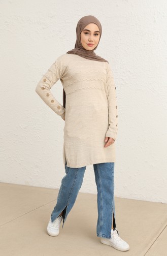 Light Beige Knitwear 0100-09