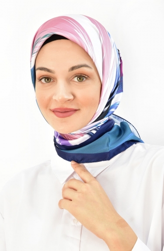 Navy Blue Hoofddoek 00001-02