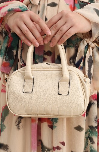 Beige Shoulder Bag 0109-10