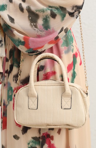 Beige Shoulder Bag 0109-10